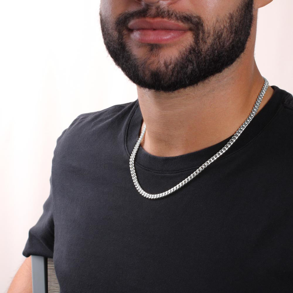 Personalized 2025 Graduation "We Are So Proud" Cuban Link Necklace