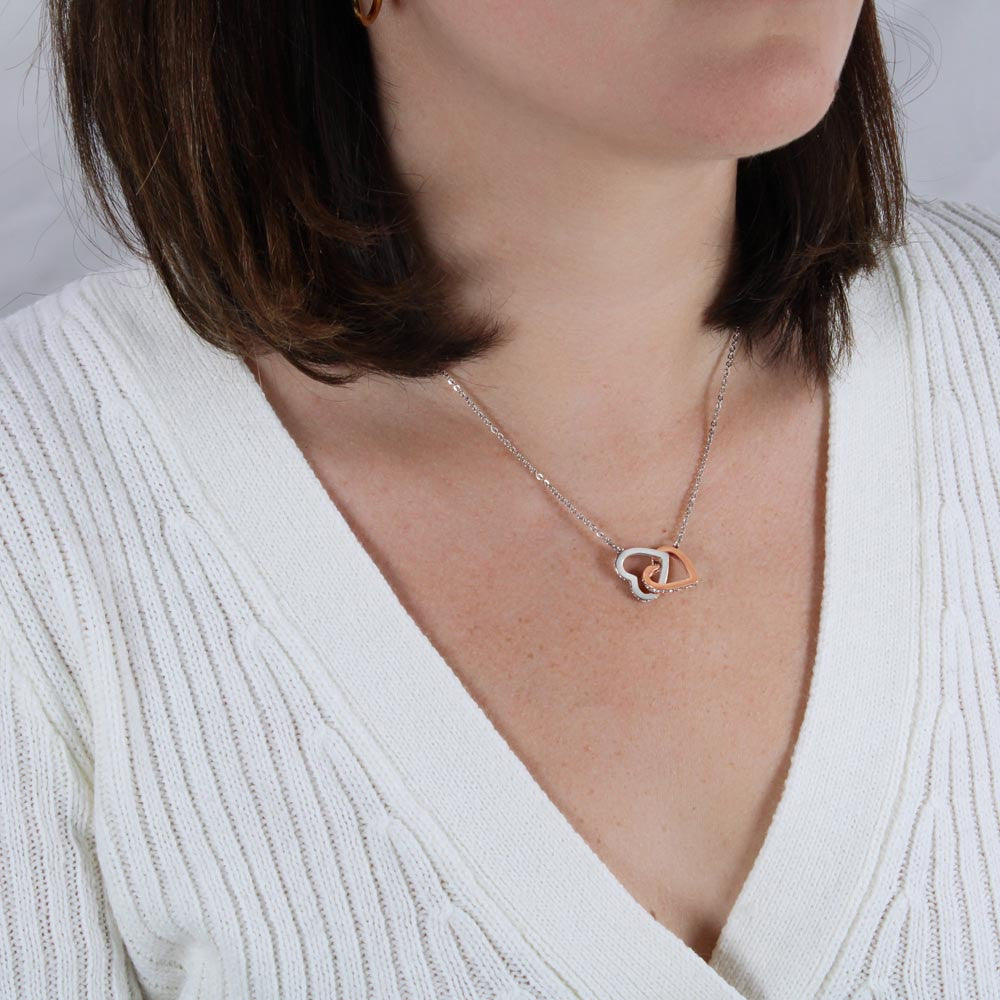 Mom to Be (From Baby Bump) | Interlocking Hearts Necklace
