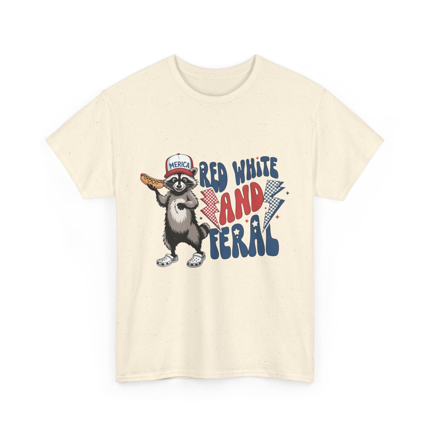 Red, White, and Feral – Women’s Patriotic July 4th Tee