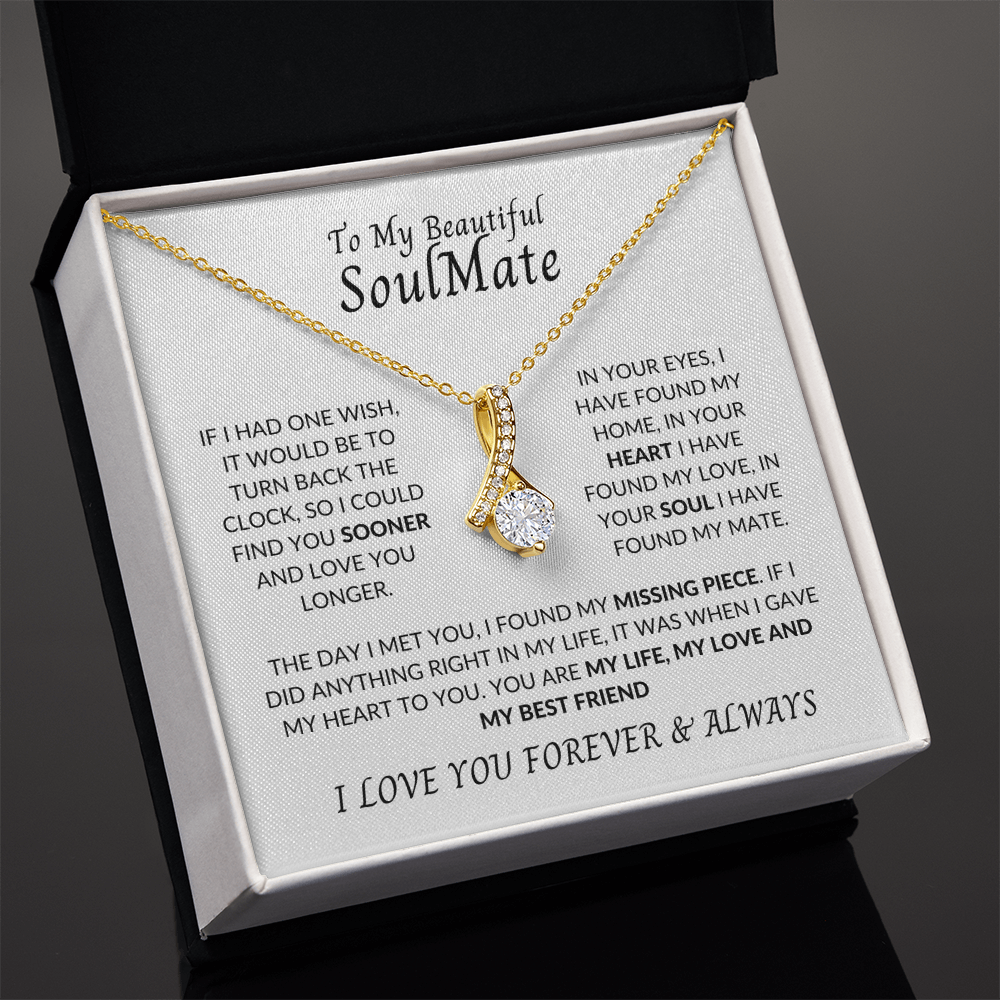 To My Beautiful Soulmate | Alluring Beauty necklace