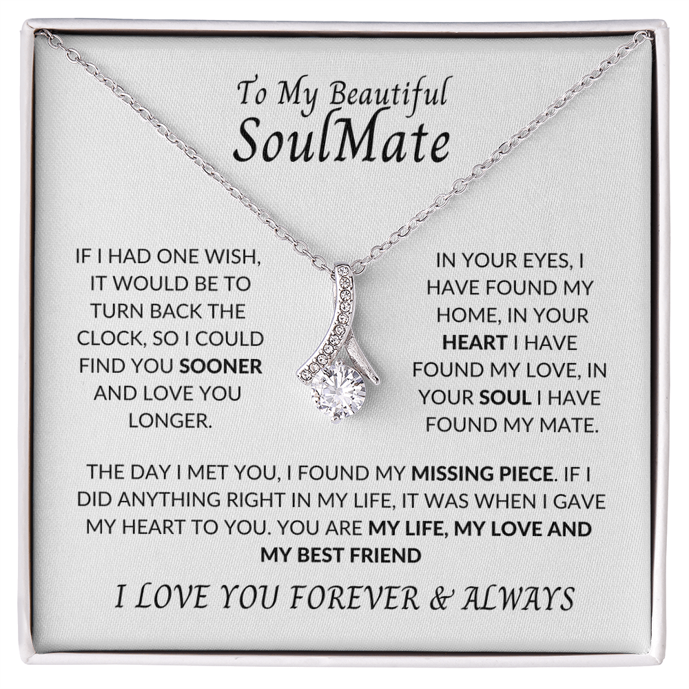 To My Beautiful Soulmate | Alluring Beauty necklace