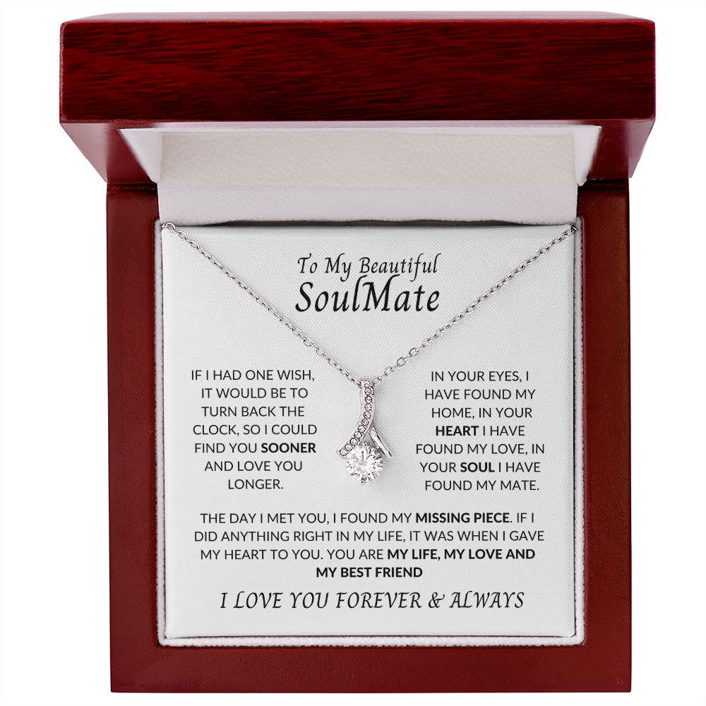 To My Beautiful Soulmate | Alluring Beauty necklace