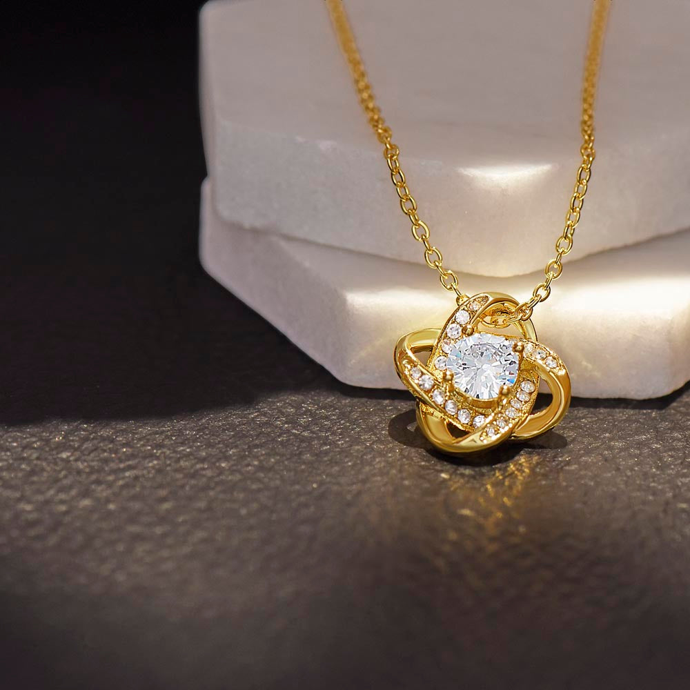 Gift For Daughter From Dad "Never Forget I Love You" Necklace