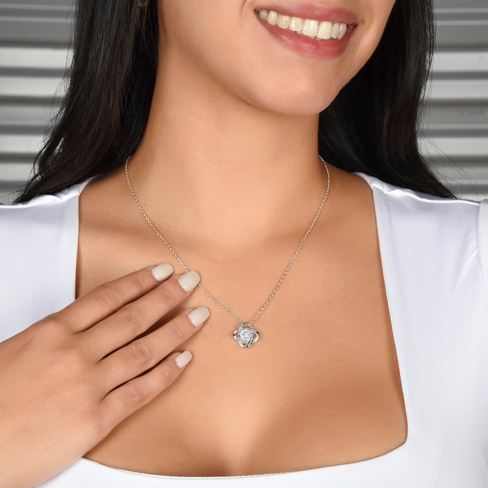 Gift For Daughter From Dad "Never Forget I Love You" Necklace