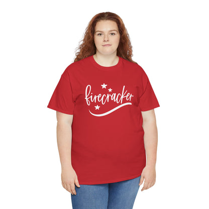 Firecracker Spirit Tee – Women’s 4th of July Shirt