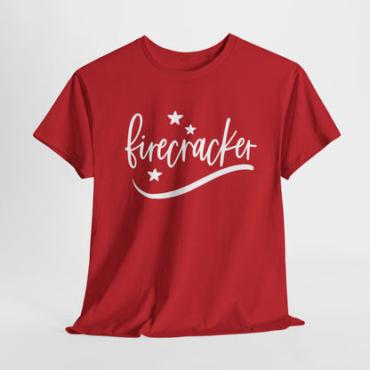Firecracker Spirit Tee – Women’s 4th of July Shirt