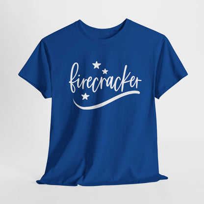 Firecracker Spirit Tee – Women’s 4th of July Shirt