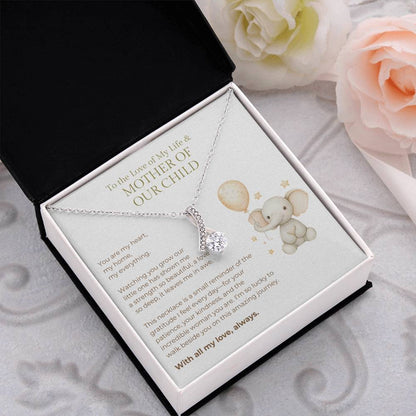 To the Expecting Mother of Our Child |Alluring Beauty Necklace