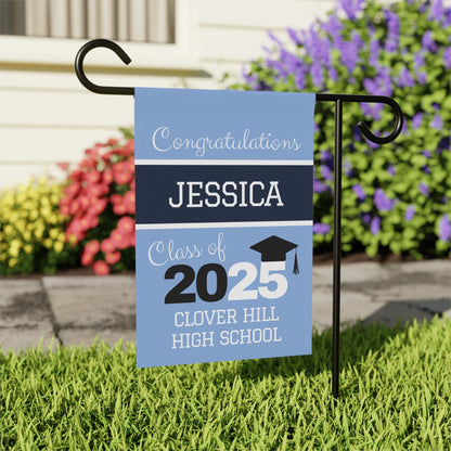 Personalized Class of 2025 Graduation Garden Flag