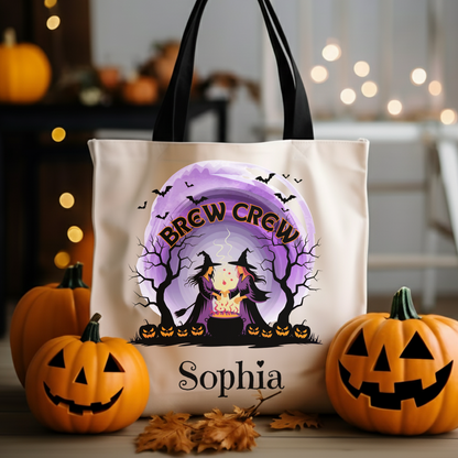 Personalized Halloween Trick or Treat Tote