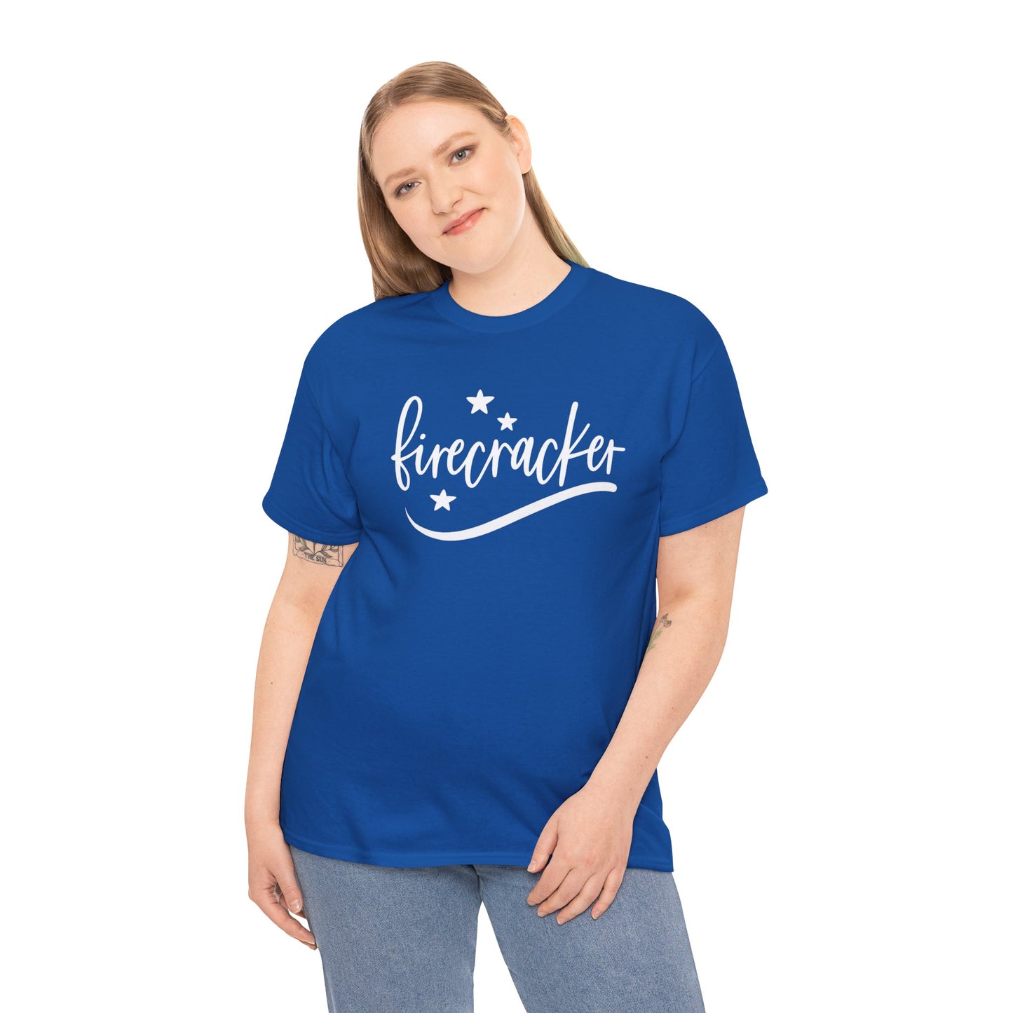 Firecracker Spirit Tee – Women’s 4th of July Shirt