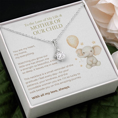 To the Expecting Mother of Our Child |Alluring Beauty Necklace