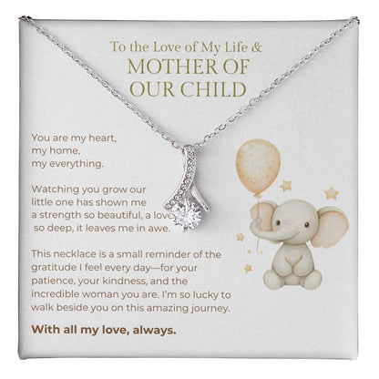 To the Expecting Mother of Our Child |Alluring Beauty Necklace