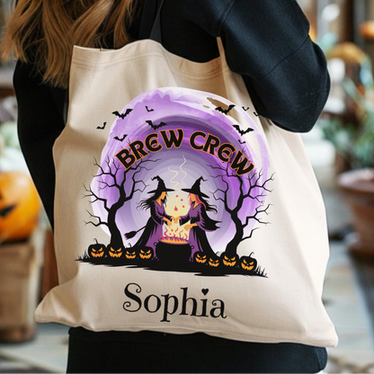 Personalized Halloween Trick or Treat Tote