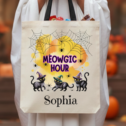 Personalized Halloween Trick or Treat Tote