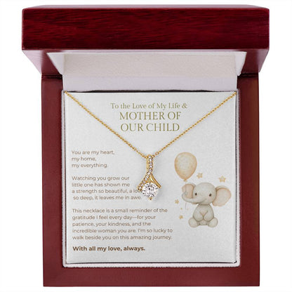 To the Expecting Mother of Our Child |Alluring Beauty Necklace