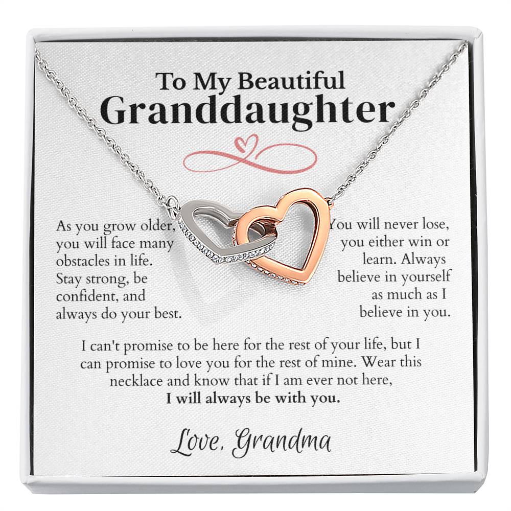 Infinity Hearts | Granddaughter Necklace