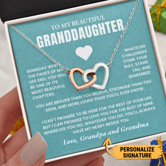 Granddaughter Necklace | Stronger Than You Know