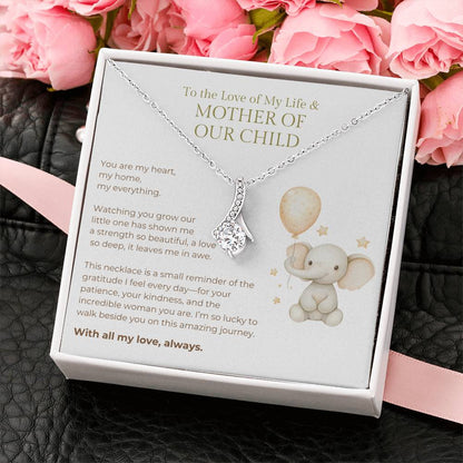 To the Expecting Mother of Our Child |Alluring Beauty Necklace