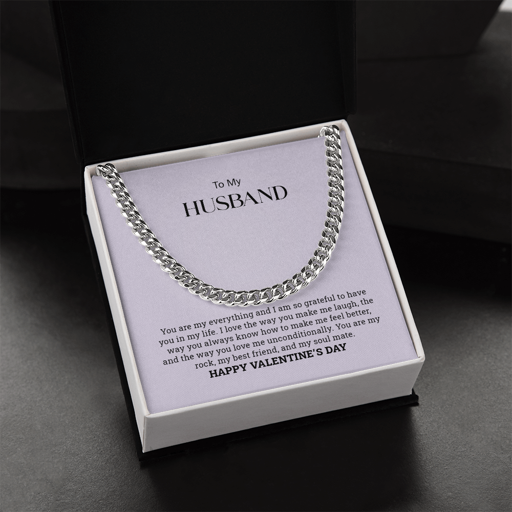 To My Husband | Cuban Link Chain