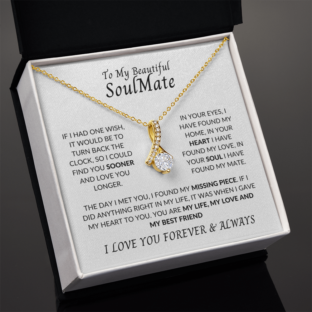 To My Beautiful Soulmate | Alluring Beauty necklace