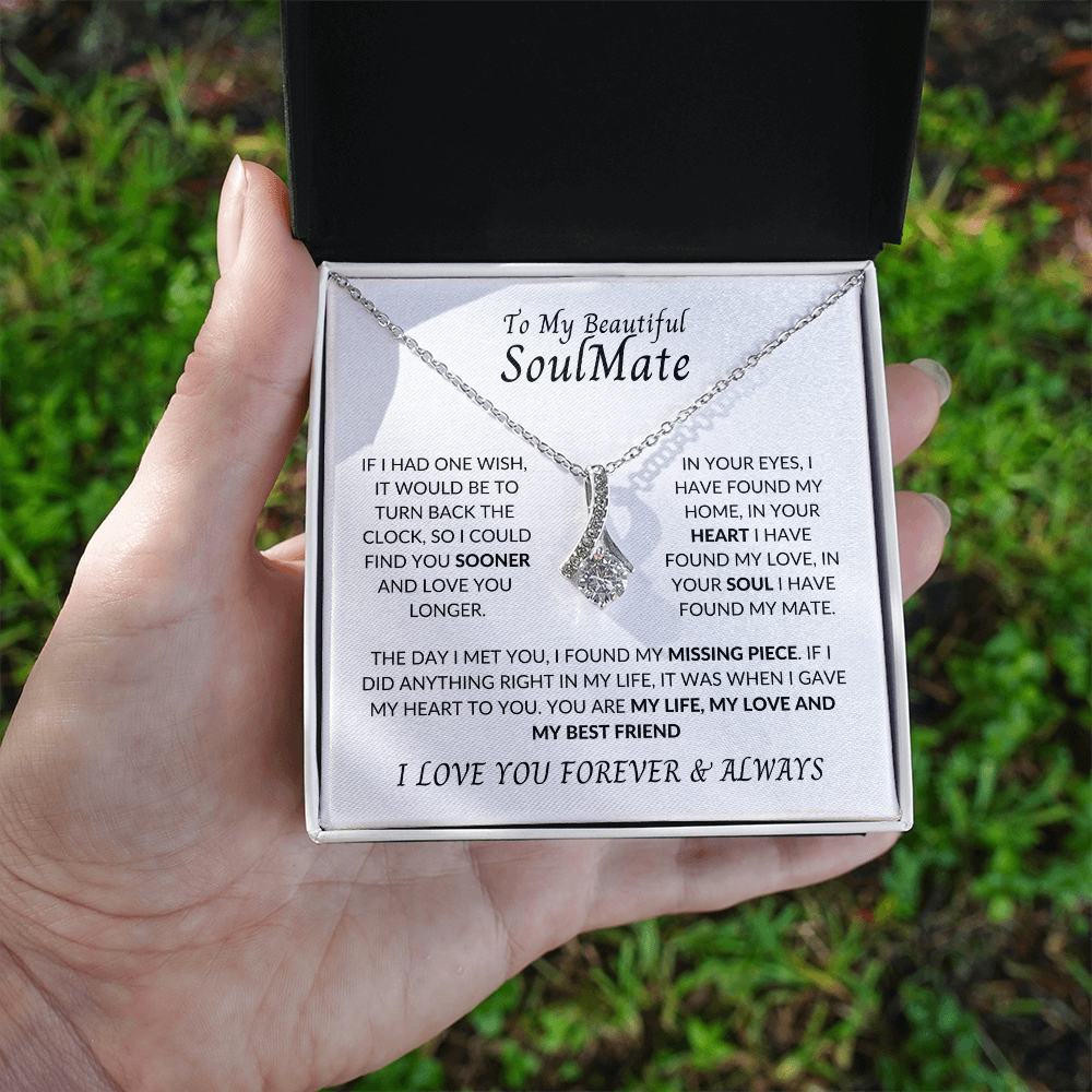 To My Beautiful Soulmate | Alluring Beauty necklace