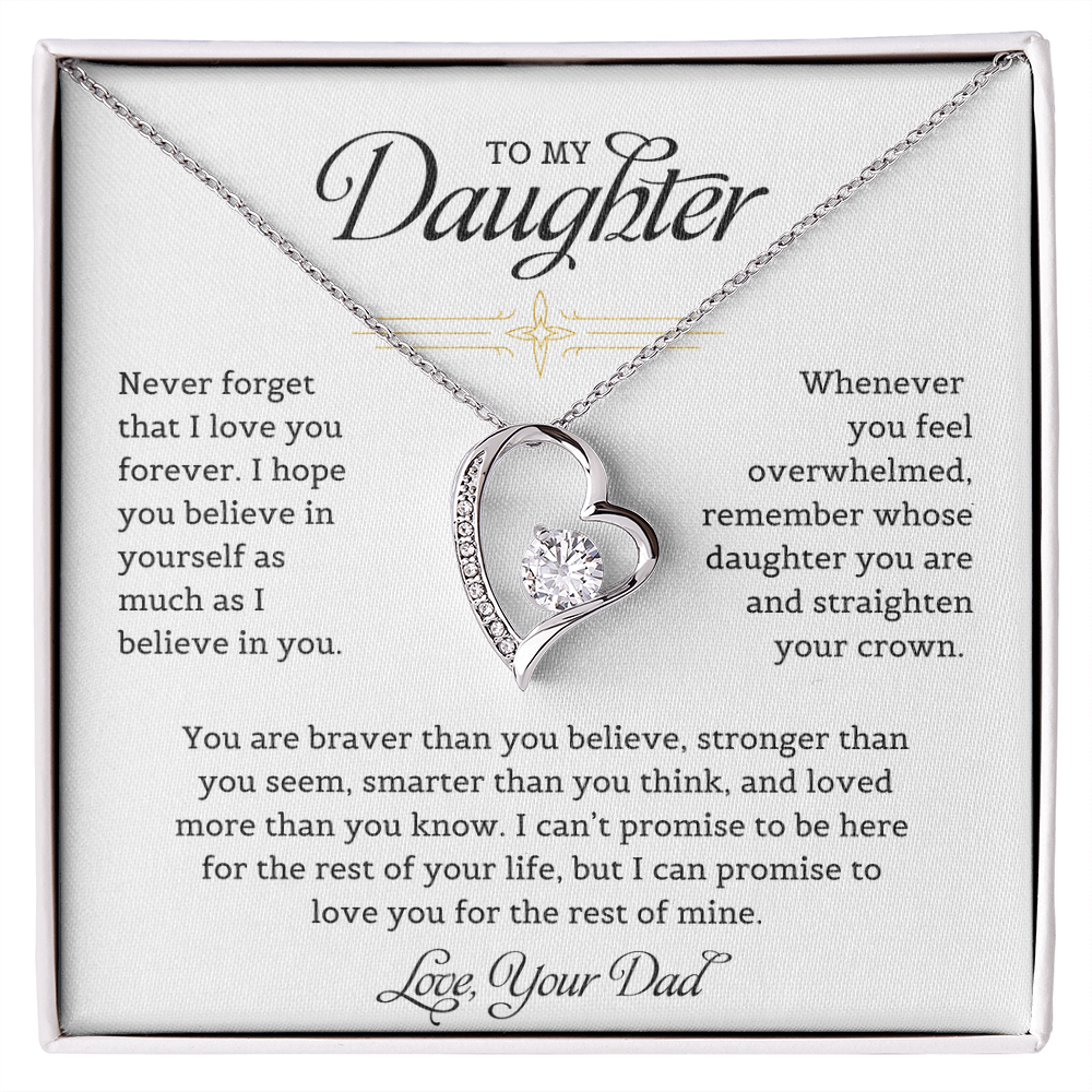 To My Daughter | Forever Love Necklace