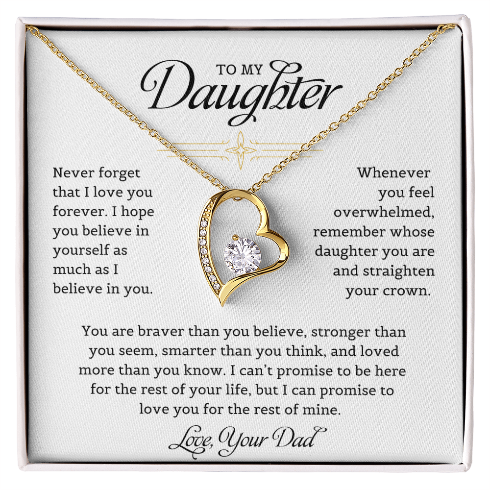 To My Daughter | Forever Love Necklace