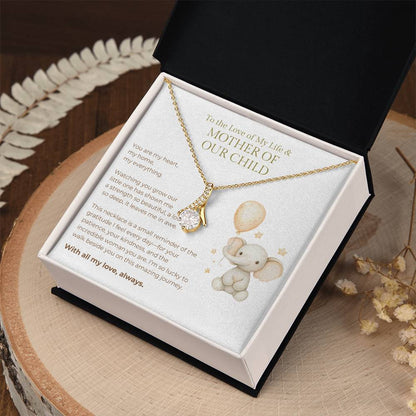 To the Expecting Mother of Our Child |Alluring Beauty Necklace