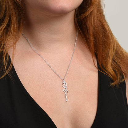 No Rain, No Flowers (LGT)| Personalized Birth-Flower Name Necklace