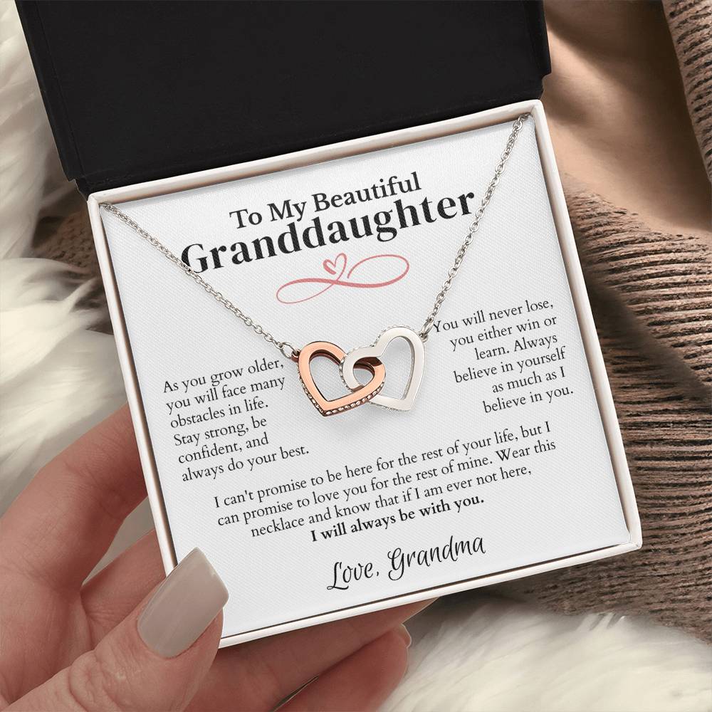 Infinity Hearts | Granddaughter Necklace
