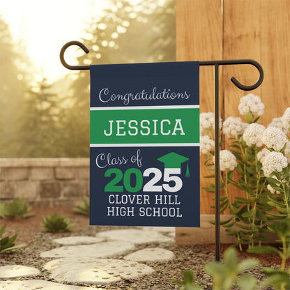 Personalized Class of 2025 Graduation Garden Flag