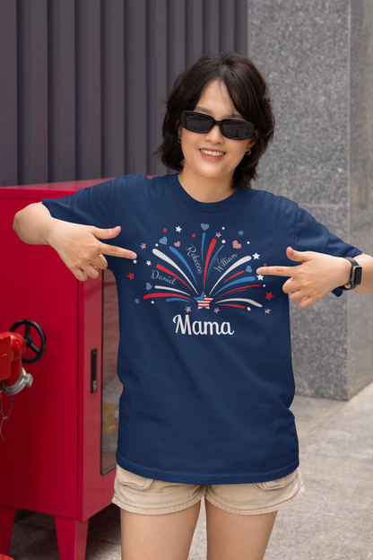 Personalized 4th of July Tee | For Grandmas, Moms, Aunts