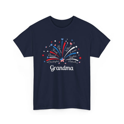 Personalized 4th of July Tee | For Grandmas, Moms, Aunts