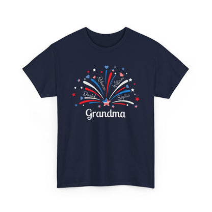 Personalized 4th of July Tee | For Grandmas, Moms, Aunts