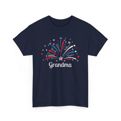 Personalized 4th of July Tee | For Grandmas, Moms, Aunts