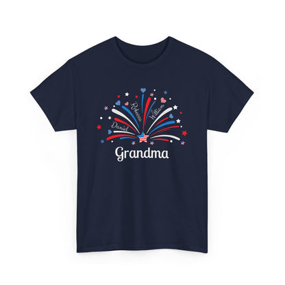 Personalized 4th of July Tee | For Grandmas, Moms, Aunts