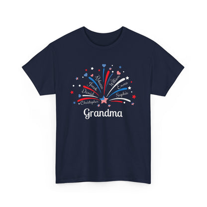 Personalized 4th of July Tee | For Grandmas, Moms, Aunts