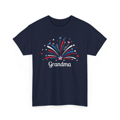 Personalized 4th of July Tee | For Grandmas, Moms, Aunts