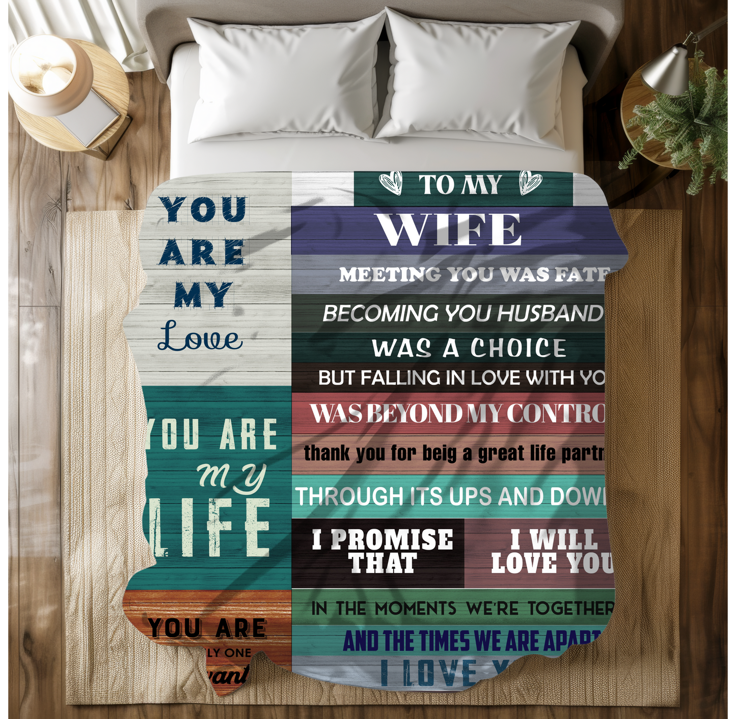 To My Wife | Fleece Blanket